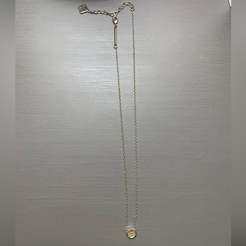 Kendra Scott Mabel necklace in Gold with Citrine stone